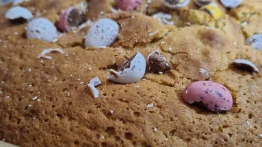 throw-on-an-apron-and-attempt-to-make-milly’s-delectable-easter-blondies-from-yelvertoft